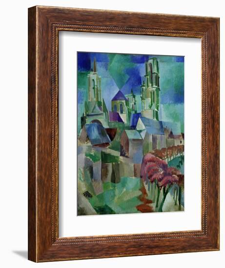 Les Tours de Laon (The Towers of Laon), 1912-Robert Delaunay-Framed Giclee Print