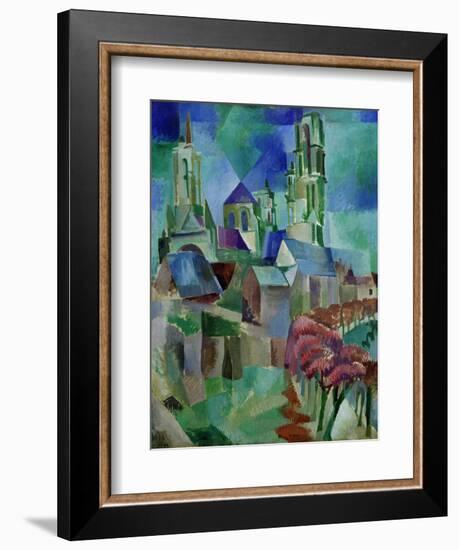 Les Tours de Laon (The Towers of Laon), 1912-Robert Delaunay-Framed Giclee Print