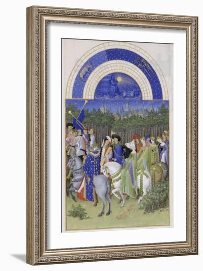 Les Très Riches Heures du duc de Berry-null-Framed Giclee Print