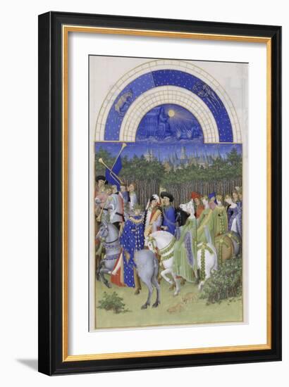 Les Très Riches Heures du duc de Berry-null-Framed Giclee Print