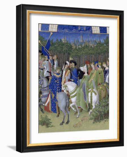 Les Très Riches Heures du duc de Berry-null-Framed Giclee Print