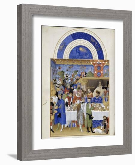 Les Très Riches Heures du duc de Berry-null-Framed Giclee Print