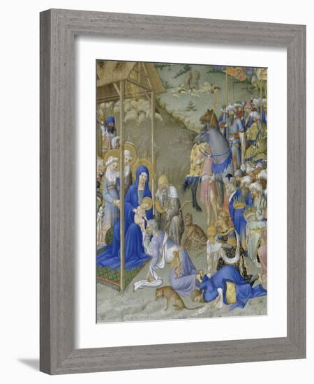 Les Très Riches Heures du duc de Berry-null-Framed Giclee Print