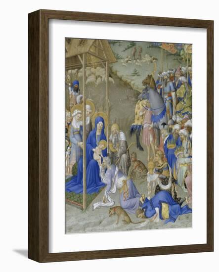 Les Très Riches Heures du duc de Berry-null-Framed Giclee Print