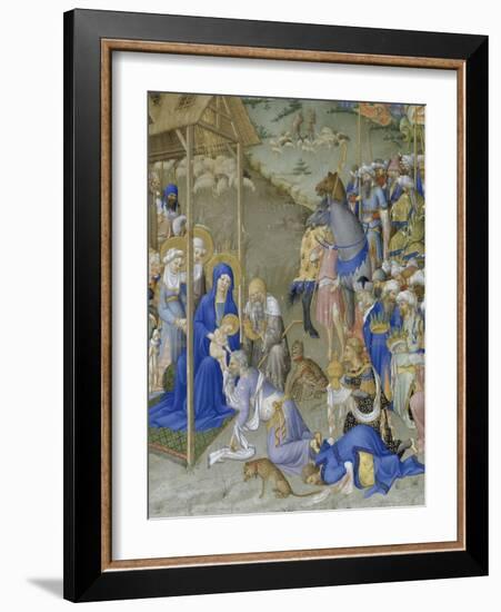 Les Très Riches Heures du duc de Berry-null-Framed Giclee Print