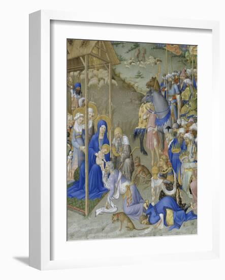 Les Très Riches Heures du duc de Berry-null-Framed Giclee Print