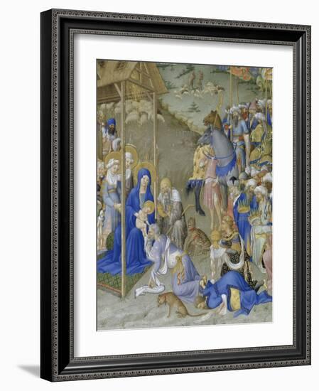 Les Très Riches Heures du duc de Berry-null-Framed Giclee Print