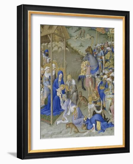 Les Très Riches Heures du duc de Berry-null-Framed Giclee Print