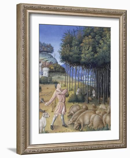 Les Très Riches Heures du duc de Berry-null-Framed Giclee Print