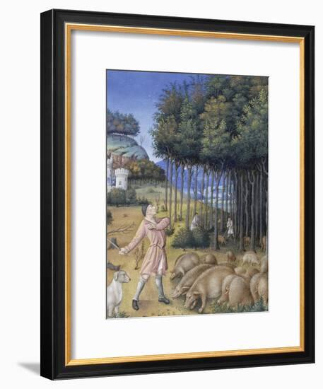 Les Très Riches Heures du duc de Berry-null-Framed Giclee Print