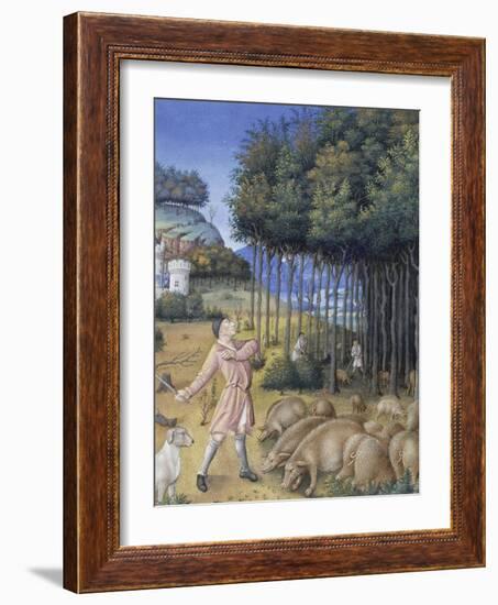 Les Très Riches Heures du duc de Berry-null-Framed Giclee Print