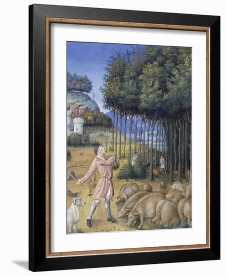 Les Très Riches Heures du duc de Berry-null-Framed Giclee Print