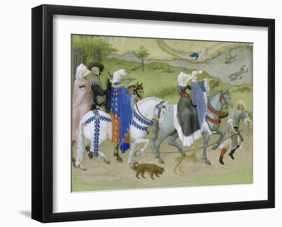 Les Très Riches Heures du duc de Berry-null-Framed Giclee Print