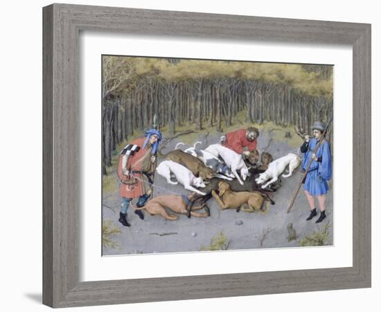 Les Très Riches Heures du duc de Berry-null-Framed Giclee Print