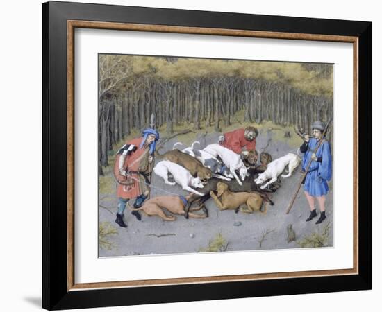 Les Très Riches Heures du duc de Berry-null-Framed Giclee Print