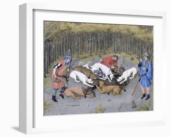 Les Très Riches Heures du duc de Berry-null-Framed Giclee Print