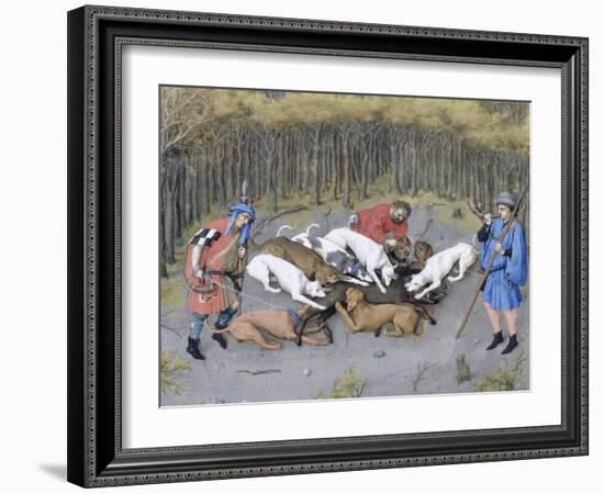 Les Très Riches Heures du duc de Berry-null-Framed Giclee Print