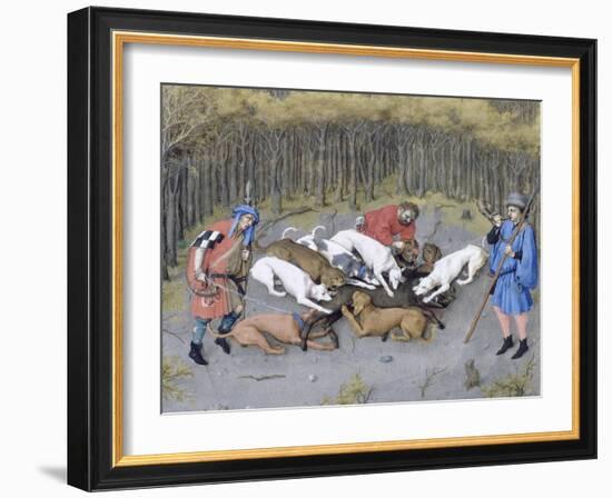 Les Très Riches Heures du duc de Berry-null-Framed Giclee Print