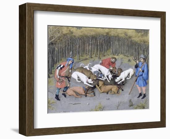 Les Très Riches Heures du duc de Berry-null-Framed Giclee Print