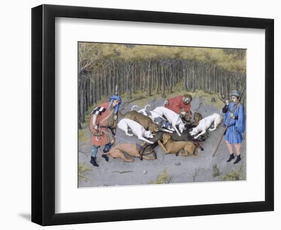 Les Très Riches Heures du duc de Berry-null-Framed Giclee Print