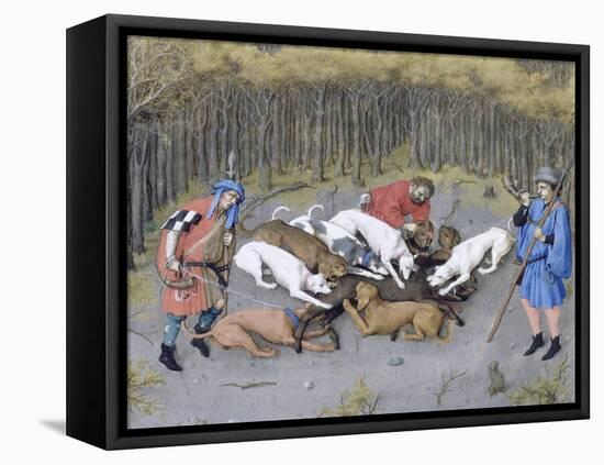 Les Très Riches Heures du duc de Berry-null-Framed Premier Image Canvas