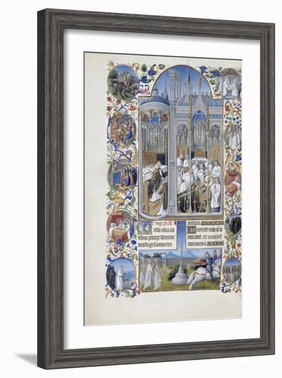 Les Très Riches Heures du duc de Berry-null-Framed Giclee Print