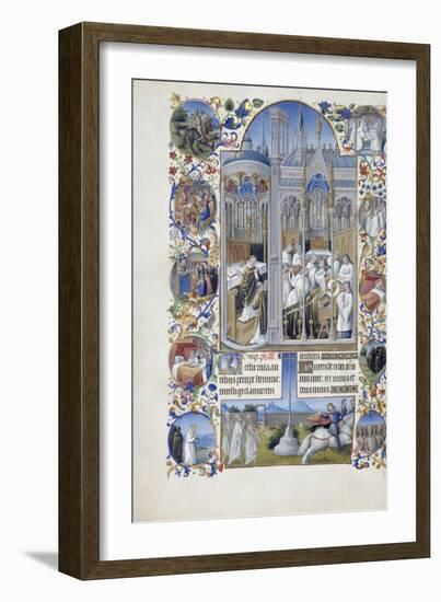 Les Très Riches Heures du duc de Berry-null-Framed Giclee Print