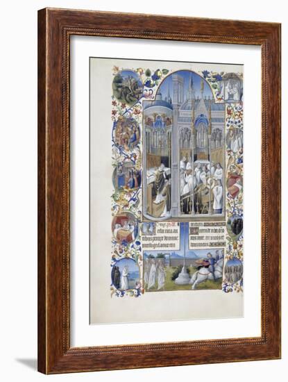 Les Très Riches Heures du duc de Berry-null-Framed Giclee Print