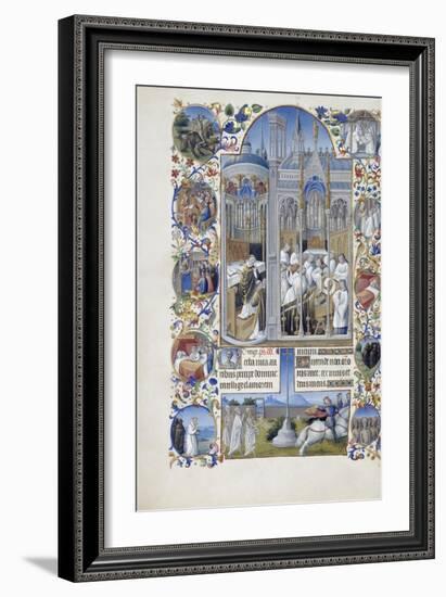 Les Très Riches Heures du duc de Berry-null-Framed Giclee Print