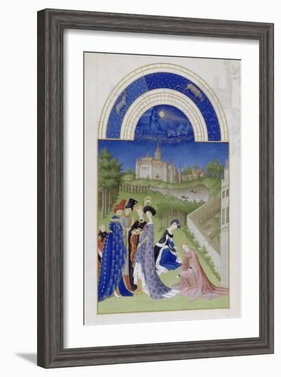 Les Très Riches Heures du duc de Berry-null-Framed Giclee Print