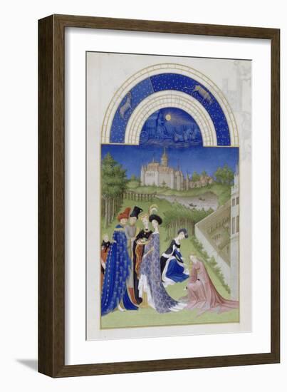 Les Très Riches Heures du duc de Berry-null-Framed Giclee Print