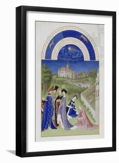 Les Très Riches Heures du duc de Berry-null-Framed Giclee Print