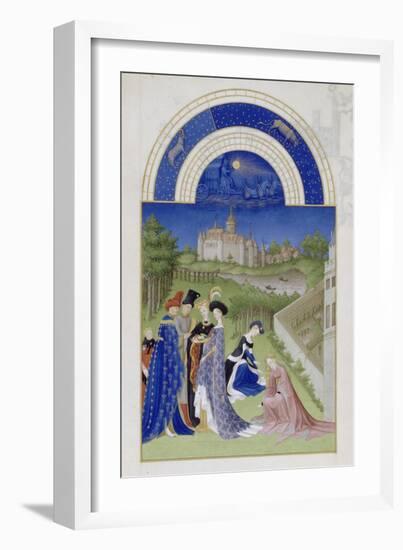 Les Très Riches Heures du duc de Berry-null-Framed Giclee Print