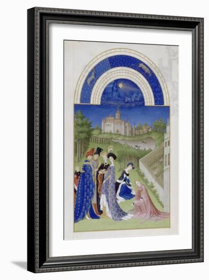 Les Très Riches Heures du duc de Berry-null-Framed Giclee Print