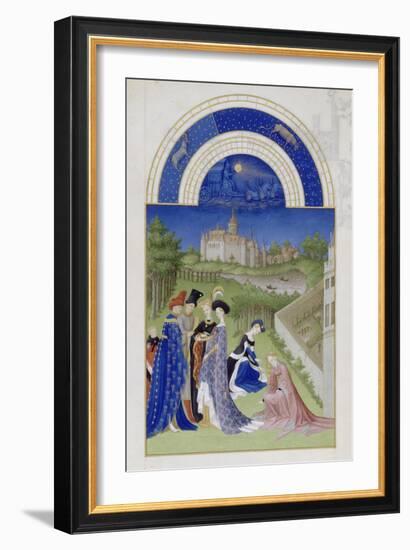 Les Très Riches Heures du duc de Berry-null-Framed Giclee Print