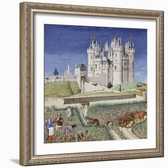 Les Très Riches Heures du duc de Berry-null-Framed Giclee Print