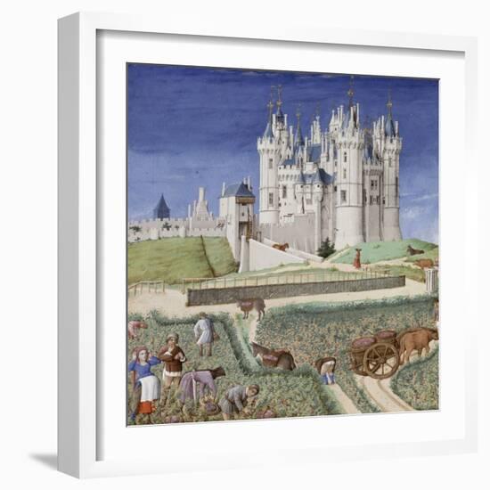 Les Très Riches Heures du duc de Berry-null-Framed Giclee Print