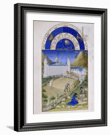 Les Très Riches Heures du duc de Berry-null-Framed Giclee Print