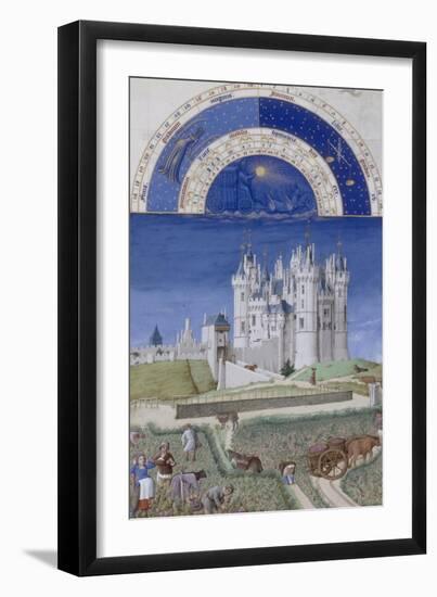 Les Très Riches Heures du duc de Berry-null-Framed Giclee Print