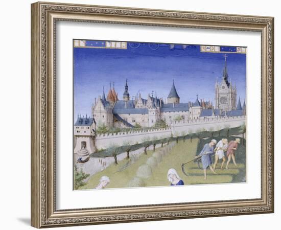 Les Très Riches Heures du duc de Berry-null-Framed Giclee Print