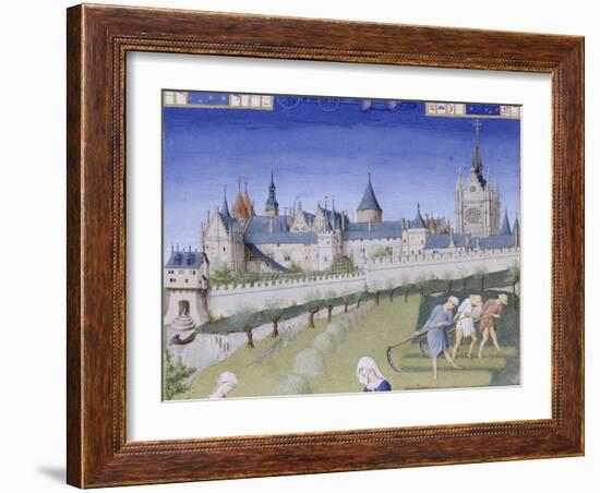 Les Très Riches Heures du duc de Berry-null-Framed Giclee Print