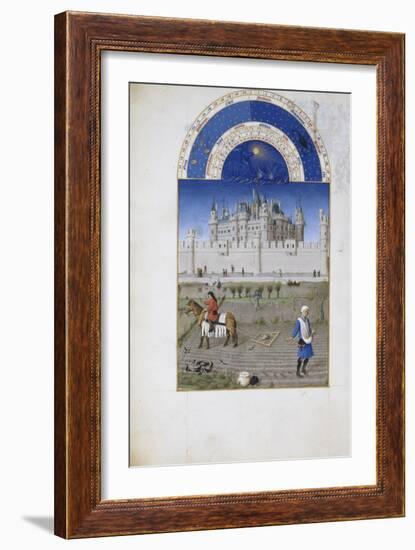 Les Très Riches Heures du duc de Berry-null-Framed Giclee Print