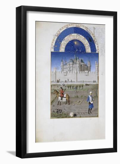 Les Très Riches Heures du duc de Berry-null-Framed Giclee Print