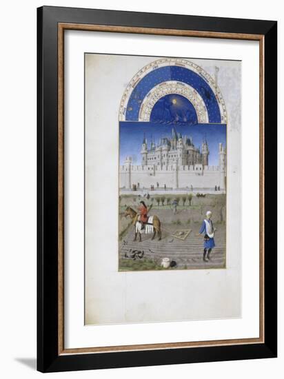 Les Très Riches Heures du duc de Berry-null-Framed Giclee Print