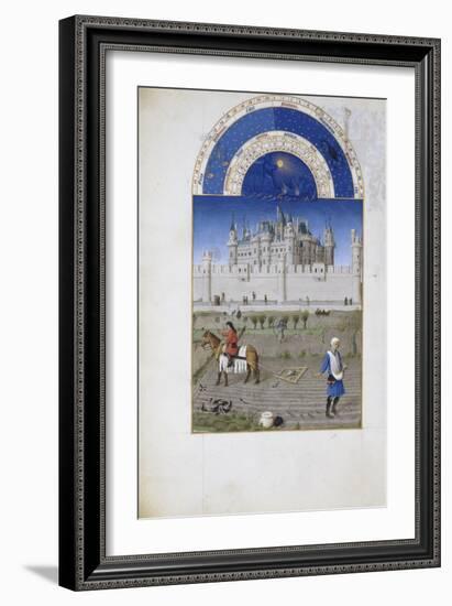 Les Très Riches Heures du duc de Berry-null-Framed Giclee Print