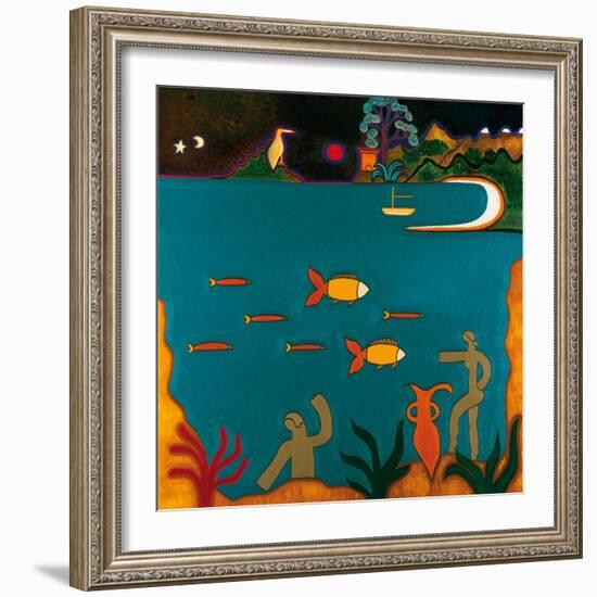 Les Trésors Romaines Au Fond De La Mer Mediterraneen, 2014-Cristina Rodriguez-Framed Giclee Print