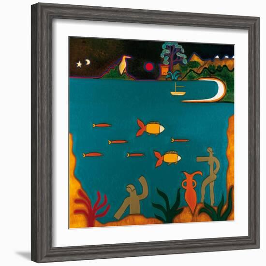 Les Trésors Romaines Au Fond De La Mer Mediterraneen, 2014-Cristina Rodriguez-Framed Giclee Print