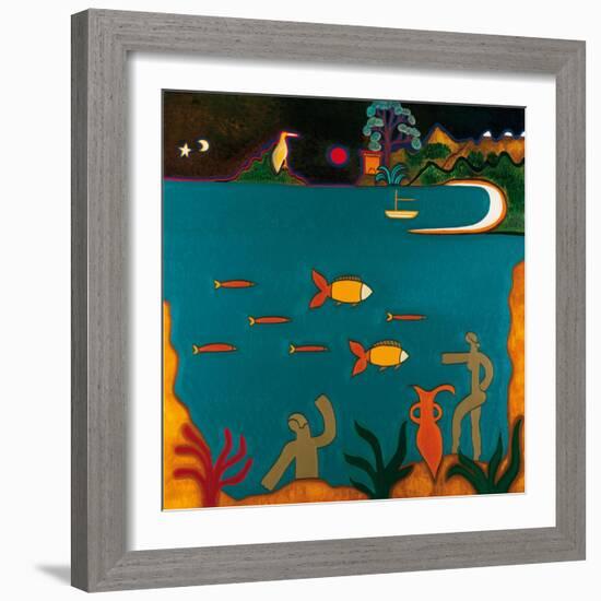 Les Trésors Romaines Au Fond De La Mer Mediterraneen, 2014-Cristina Rodriguez-Framed Giclee Print