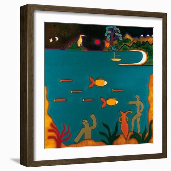 Les Trésors Romaines Au Fond De La Mer Mediterraneen, 2014-Cristina Rodriguez-Framed Giclee Print