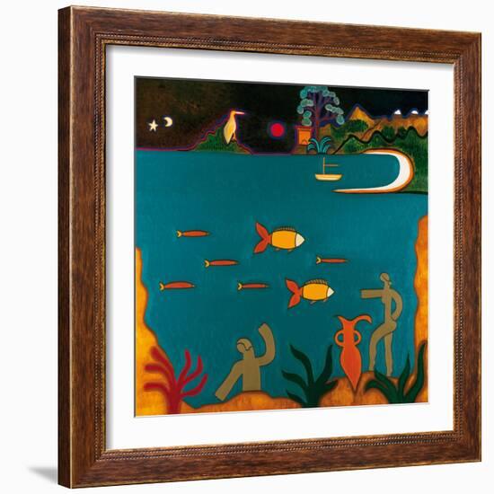 Les Trésors Romaines Au Fond De La Mer Mediterraneen, 2014-Cristina Rodriguez-Framed Giclee Print